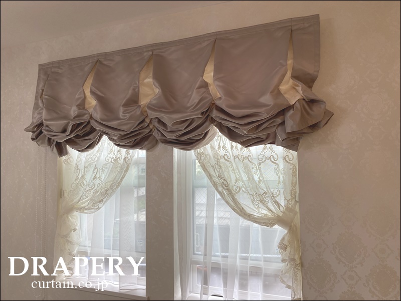 シンプルな美しさのスワッグバランス♪ - 素敵なカーテン - 埼玉の